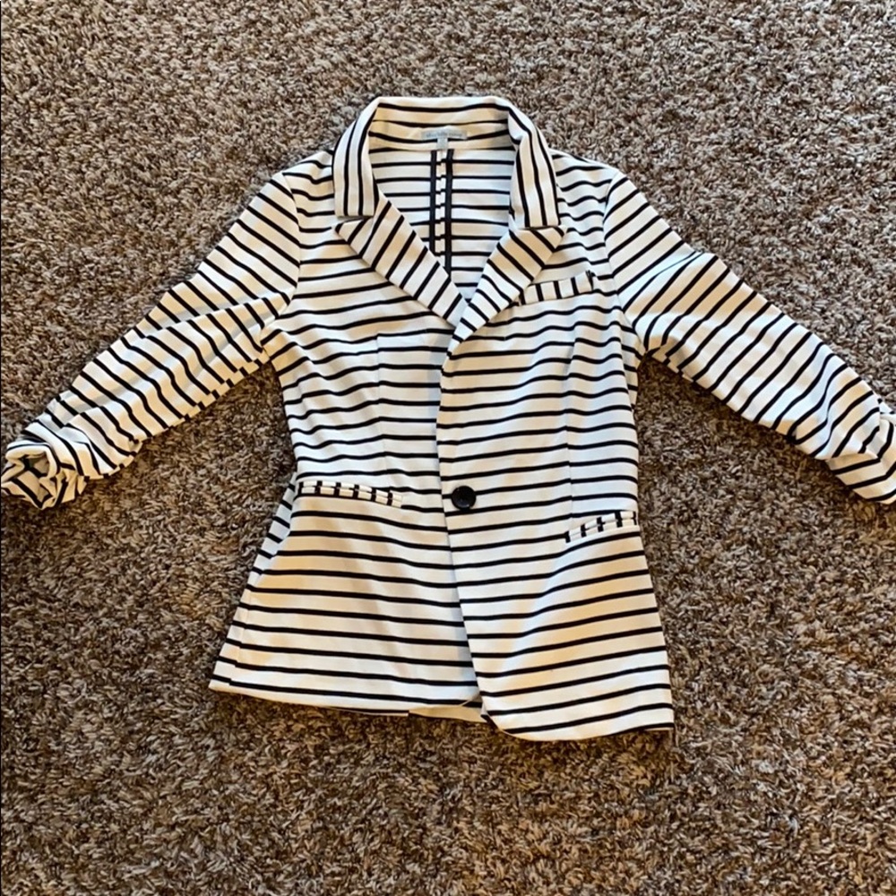 Striped blazer